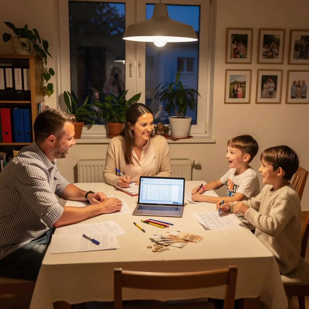 Kép egy könyvespolcról, tele pénzügyi ismereteket bemutató könyvekkel.